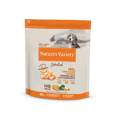 NV SELECTED DOG JUNIOR POLLO GR 600