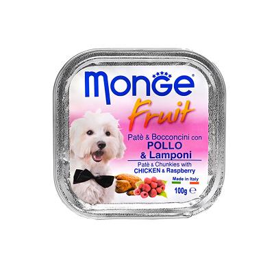 FRUIT DOG POLLO E LAMPONI GR 100 MONGE