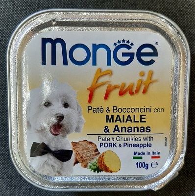 FRUIT DOG MAIALE E ANANAS GR 100 MONGE