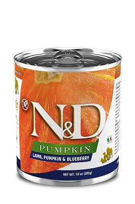 N&D WET DOG PUMPKIN AGNELLO ZUCCA E MIRTILLO GR 285