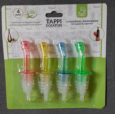 SET 4 TAPPI DOSATORI C/TAPPINO