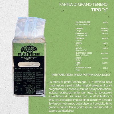 FARINA TIPO 1 KG 1 MOLINO SPOLETINI
