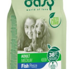 DRY DOG ADULT MEDIUM PESCE KG 12 OASY
