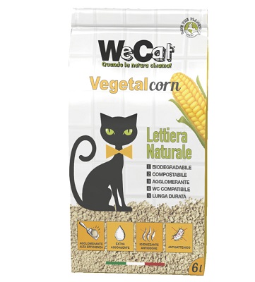 LETTIERA VEGETAL CORN KG 2,9 LT 6 WECAT