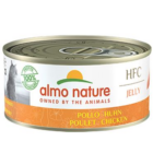 ALMO NATURE HFC JELLY CATS GR 150 POLLO