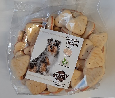 BISCOTTI CUORICINI RIPIENI GR 500