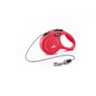 GUINZAGLIO M CORDA 8 MT ROSSO FLEXI