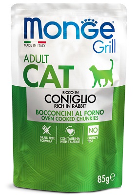 GRILL BUSTE CAT ADULT CONIGLIO GR 85 MONGE