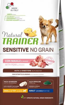SENSITIVE MINI CON MAIALE E PATATE GR 800 NATURAL TRAINER