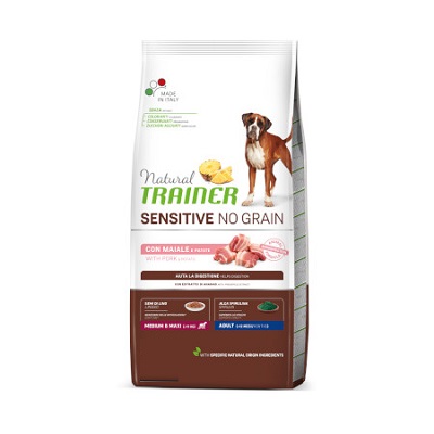 SENSITIVE M/M CON MAIALE E PATATE KG 3 NATURAL TRAINER