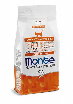 KITTEN MONOPROTEIN ANATRA KG 1,5  MONGE
