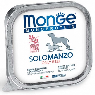DOG SOLO MANZO GR 150 MONGE