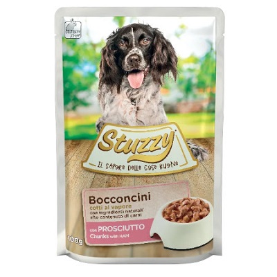 DOG BOCCONCINI CON PROSCIUTTO BUSTINA GR 100 STUZZY