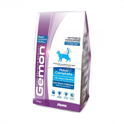 CAT ADULT COMPLETE TONNO E SALMONE KG 1,5 GEMON