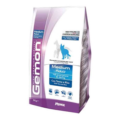 MEDIUM ADULT TONNO E RISO KG 3 GEMON