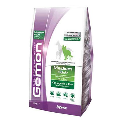 MEDIUM ADULT AGNELLO E RISO KG 3 GEMON