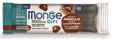 GIFT DOG 2 MEAT BARS SENSITIVE DIGESTION AGNELLO/CASTAGNA GR 40 MONGE