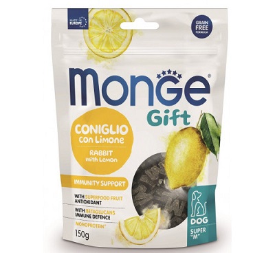 GIFT DOG SUPER M IMMUNITY SUPPORT CONIGLIO/LIMONE GR 150 MONGE