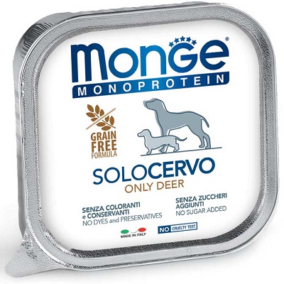 DOG SOLO CERVO GR 150 MONGE