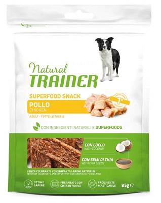 SUPERFOOD SNACK POLLO GR 85 NATURAL TRAINER