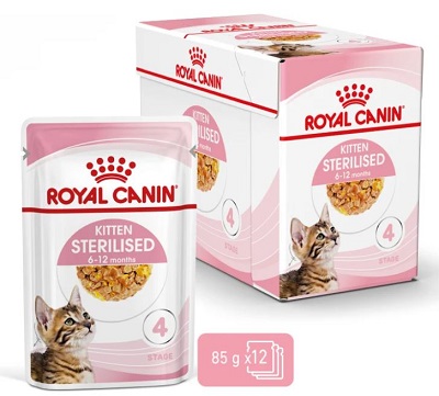 KITTEN STERILISED 12X85 GR ROYAL CANIN