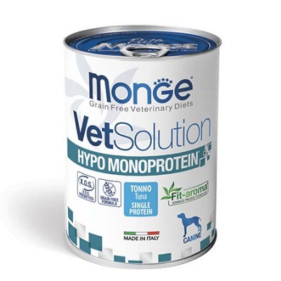 VET. DOG HYPO MONOPROTEIN TONNO GR 400 MONGE FERPLAST
