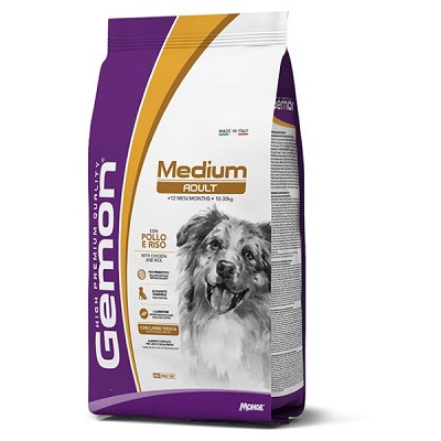 MEDIUM ADULT POLLO/RISO DOG 15 KG GEMON