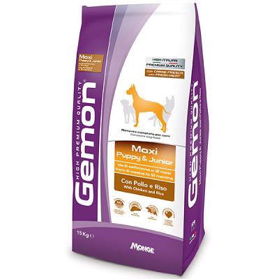 DOG MAXI PUPPY & JUNIOR 15 KG GEMON
