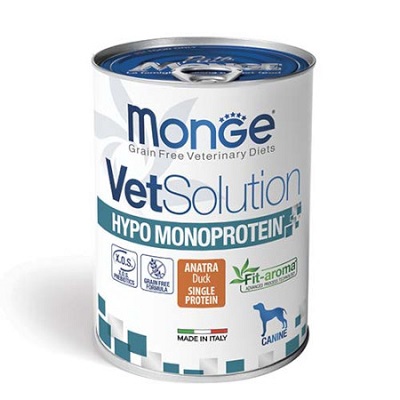 VET. DOG HYPO MONOPROTEIN ANATRA GR 400 MONGE