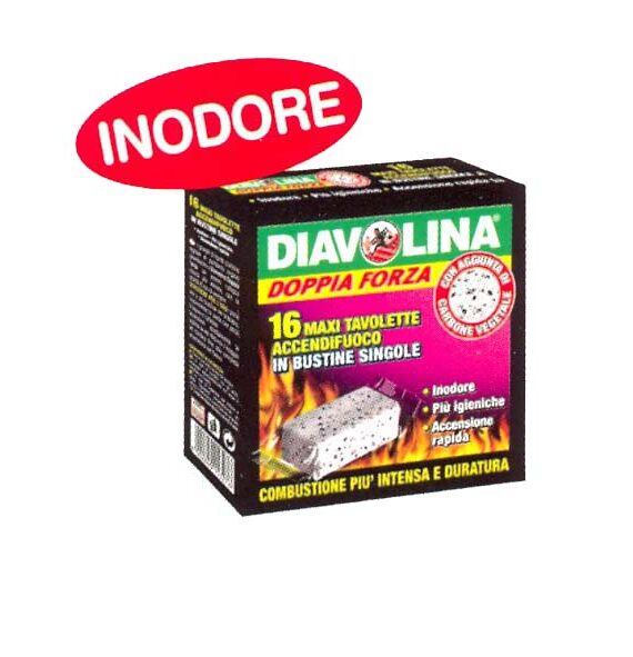 DIAVOLINA LIGNITE 16 ACCENSIONI