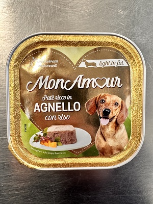 DOG 150 GR LIGHT AGNELLO E RISO MONAMOUR
