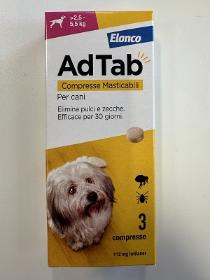 ADTAB COMPRESSE CANE >2.5-5.5 KG ELANCO