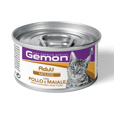 MOUSSE ADULT POLLO E MAIALE GR 85 GEMON