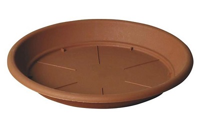 AURA ROUND SAUCER 64 CLAY TERAPLAST