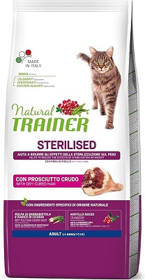 CAT ADULT STERILISED KG 3 PROSCIUTTO CRUDO NATURAL TRAINER