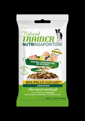 NUTRINSAPORITORE ADULT POLLO 80 % FRUTTA 20 % 15 GR NATURAL TRAINER
