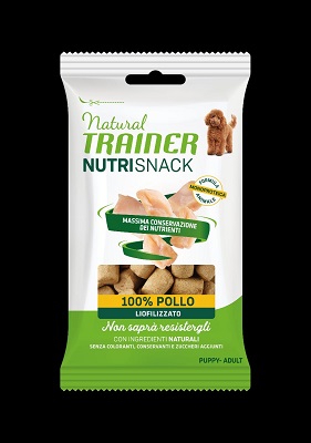 NUTRISNACK PUPPY & ADULT POLLO 100 % 20 G NATURAL TRAINER