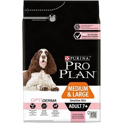 PRO PLAN MEDIUM/LARGE ADULT 7+ SENSITIVE SKIN SALMONE KG 3 PURINA