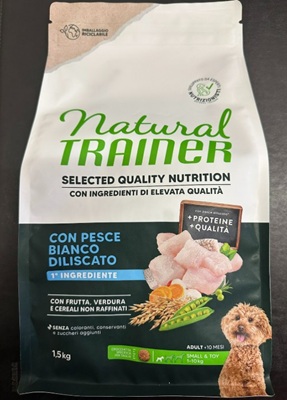 DOG SQN ADULT S PESCE DILISCATO 1,5 KG NATURAL TRAINER