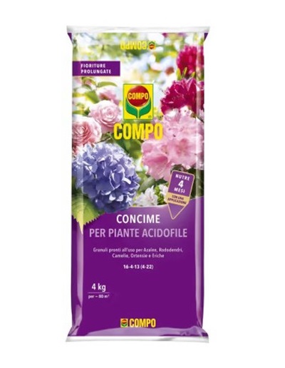 CONCIME PER PIANTE ACIDOFILE 4 KG COMPO