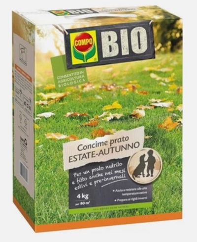 CONCIME PRATO ESTATE AUTUNNO 4 KG BIO COMPO