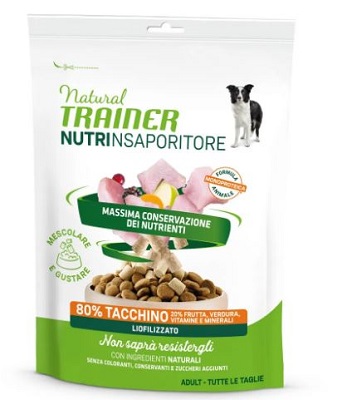 NUTRINSAPORITORE 80% TACCHINO GR 40 NATURAL TRAINER