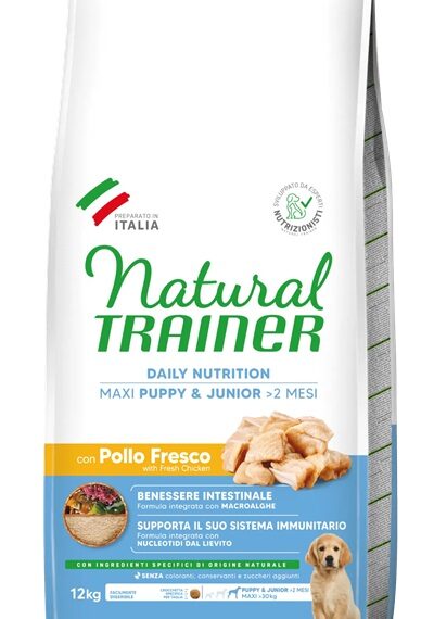 NATURAL MAXI PUPPY & JUNIOR CKN 12 KG