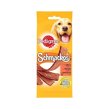 PEDIGREE SCHMACKOS CON MANZO GR.43