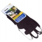 GUANTO IN COTONE E PELLE NERO TG.9/M STOCKER