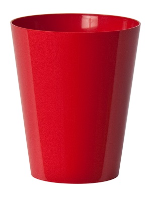 VASO CLIVO ORCHIDEA CM.12,5 ROSSO SMALTO