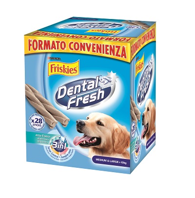 FRISKIES DENTAL FRESH 4X180 G MEDIUM E LARGE