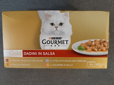 GOURMET GOLD GR.85 X4 DADINI IN SALSA