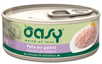 WET CAT LATTINA GR.70 POLLO PER GATTINI OASY