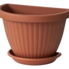 GERLA DOMUS  CM.25 CON S/VASO COLOR TERRACOTTA
